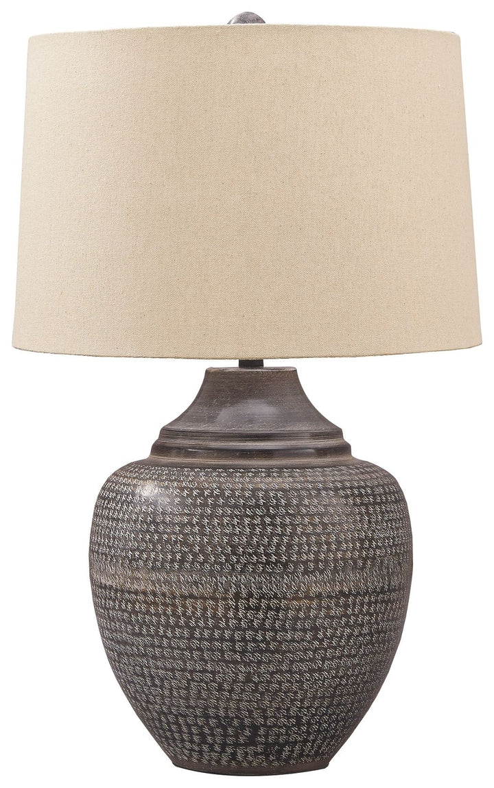 Olinger - Brown - Metal Table Lamp