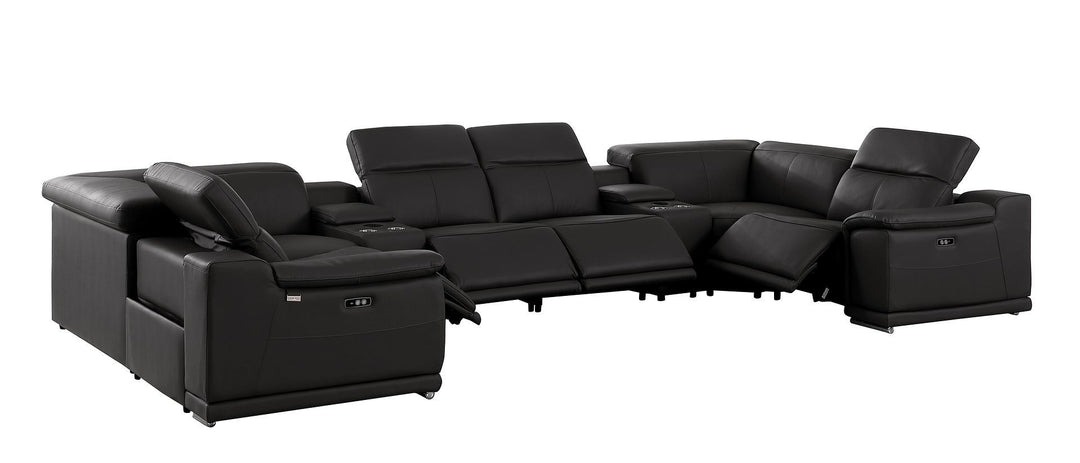 9762 - 8-Piece U Shaped Sectional Sofa With 4 Power Recliner