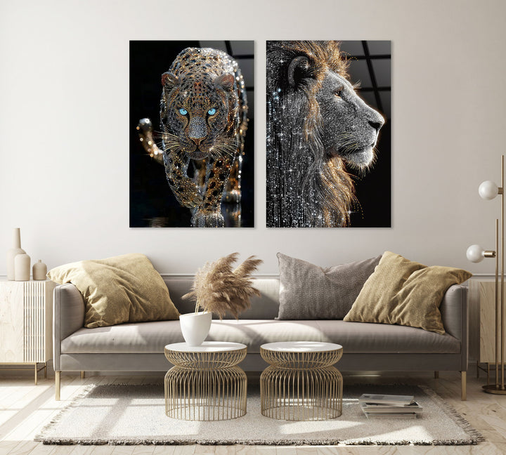 Starlit Sovereign II Tempered Glass With Foil &amp; Rhinestones - Black / Gold