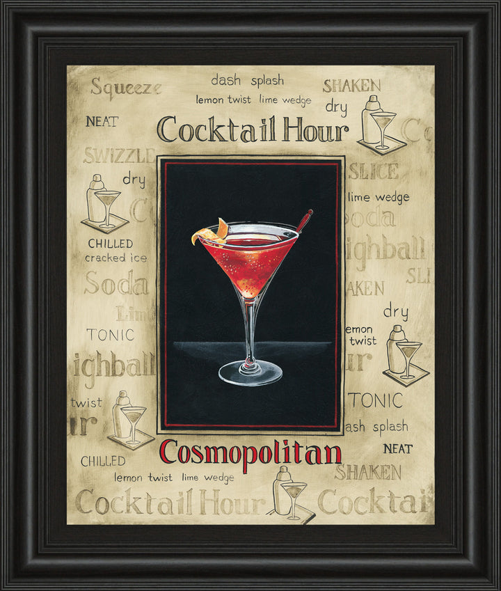 Cosmopolitan By Gregory Gorham - Framed Print Wall Art - Red