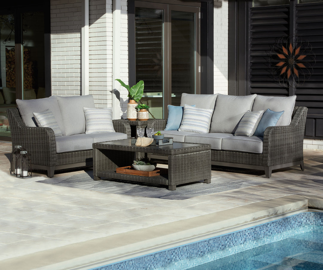 Elite Park - Gray - 4 Pc. - Lounge Set