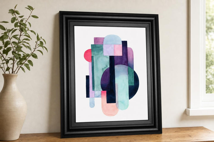 22x26 Urban Deco I By Grace Popp - Purple