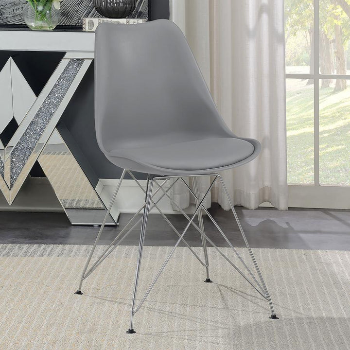 Juniper - Polypropylene Dining Side Chair (Set of 2) - Gray