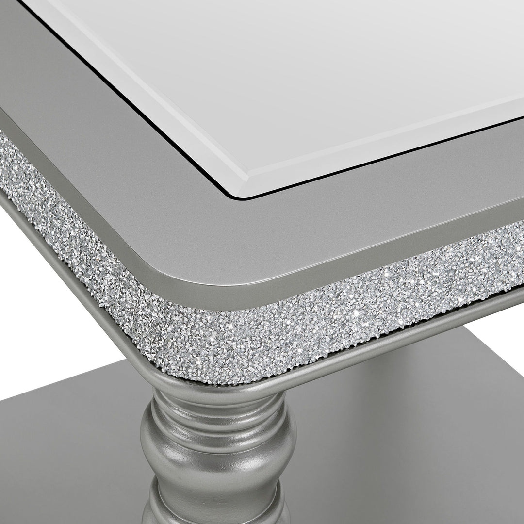 Avril - Sofa Table - Silver