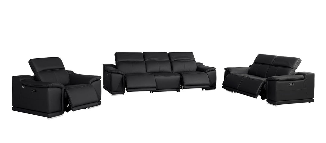 9762 - 6-Piece Modular Power Reclining Sofa, Loveseat And Chair Set With 5 Power Recliners In
