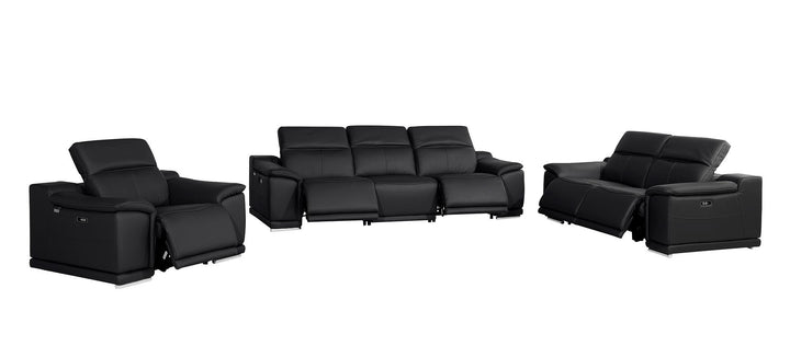 9762 - 6-Piece Modular Power Reclining Sofa, Loveseat And Chair Set With 5 Power Recliners In