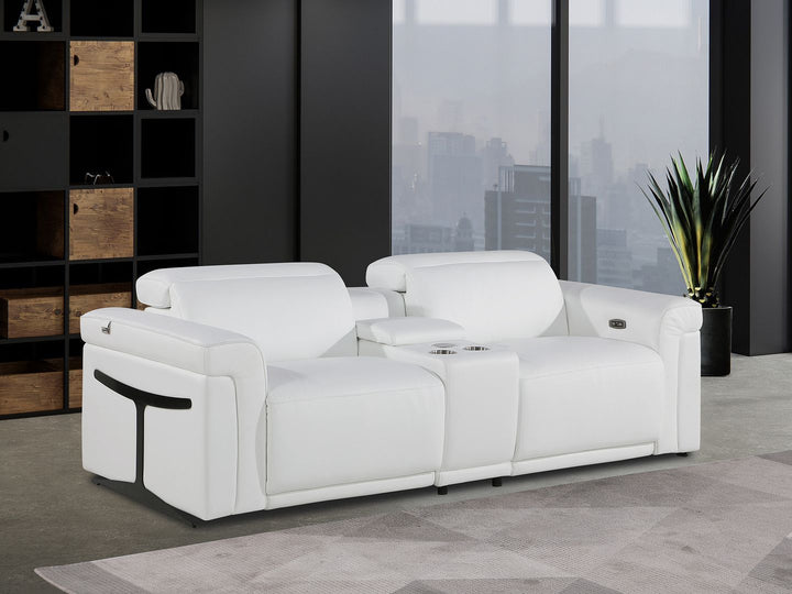 1126 - 3-Piece Modular Power Reclining Loveseat In With 2 Power Recliners & Power Headrests