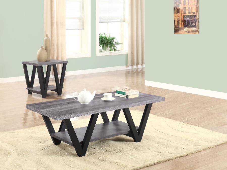 Stevens - Rectangular Coffee Table Set