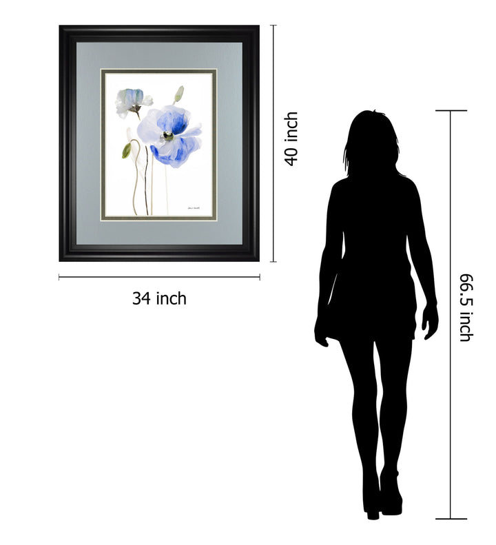 All Poppies I By Lanie Loreth - Framed Print Wall Art - Gray