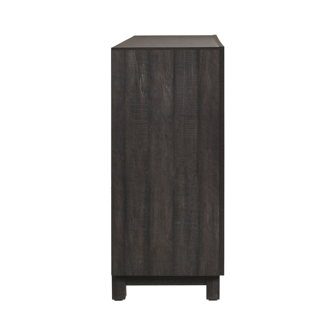 Harlington - 6-Drawer Dresser - Dark Chocolate