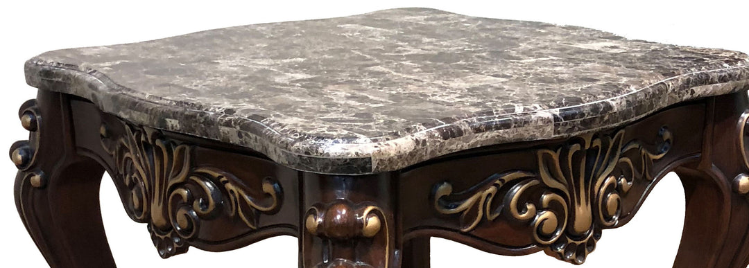 Jade - End Table - Dark Brown