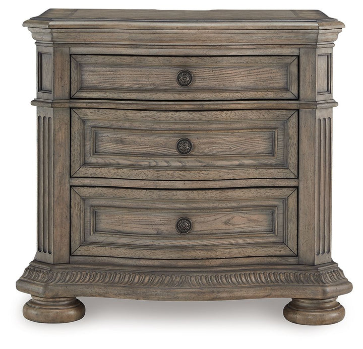 Ardenfield - Light Brown - Three Drawer Night Stand