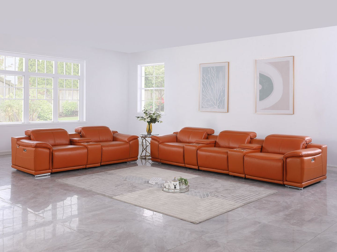 9762 - 8-Piece Modular Power Reclining Sofa And Console Loveseat Set With