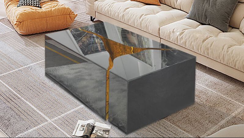 A513 Coffee Table (SMOKE GLASS)