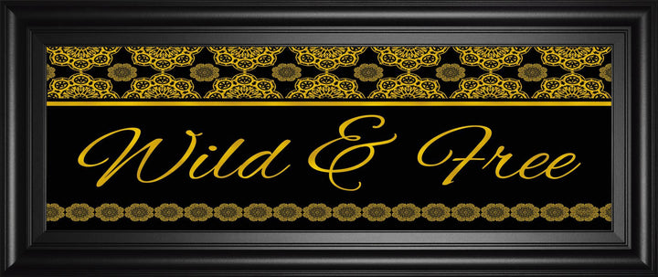 18x42 Wild &amp; Free By Cindy Jacobs - Black