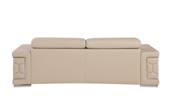 296 - Leather Sofa