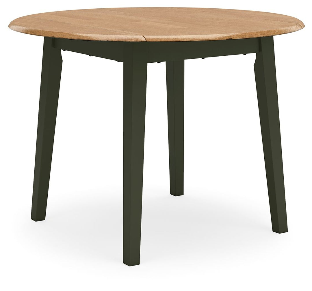 Gesthaven - Round Dining Room Drop Leaf Table Set
