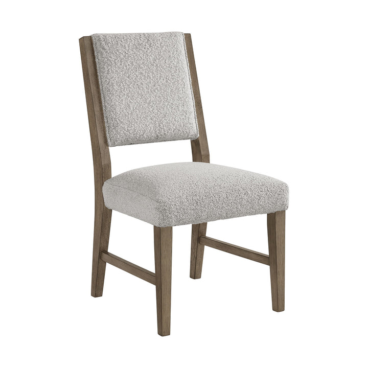 Conner - Dining Side Chair (Set of 2) - Oak / Light Gray