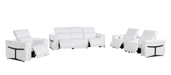 1126 - 7-Piece Modular Power Reclining Sofa, Loveseat &amp; Chair Set In With 5 Power Recliners &amp; Power Headrests
