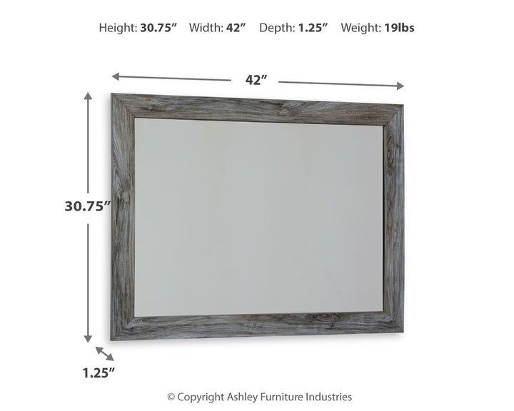 Baystorm - Gray - Bedroom Mirror