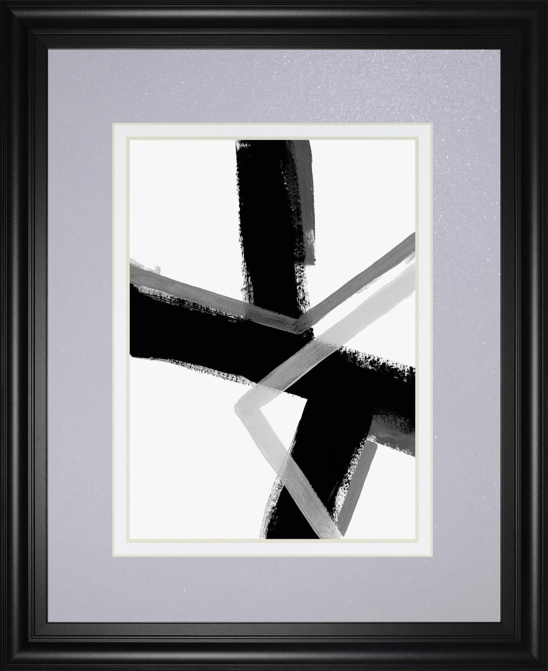 34x40 Angular Pulse IV By June Erica Vess - Gray