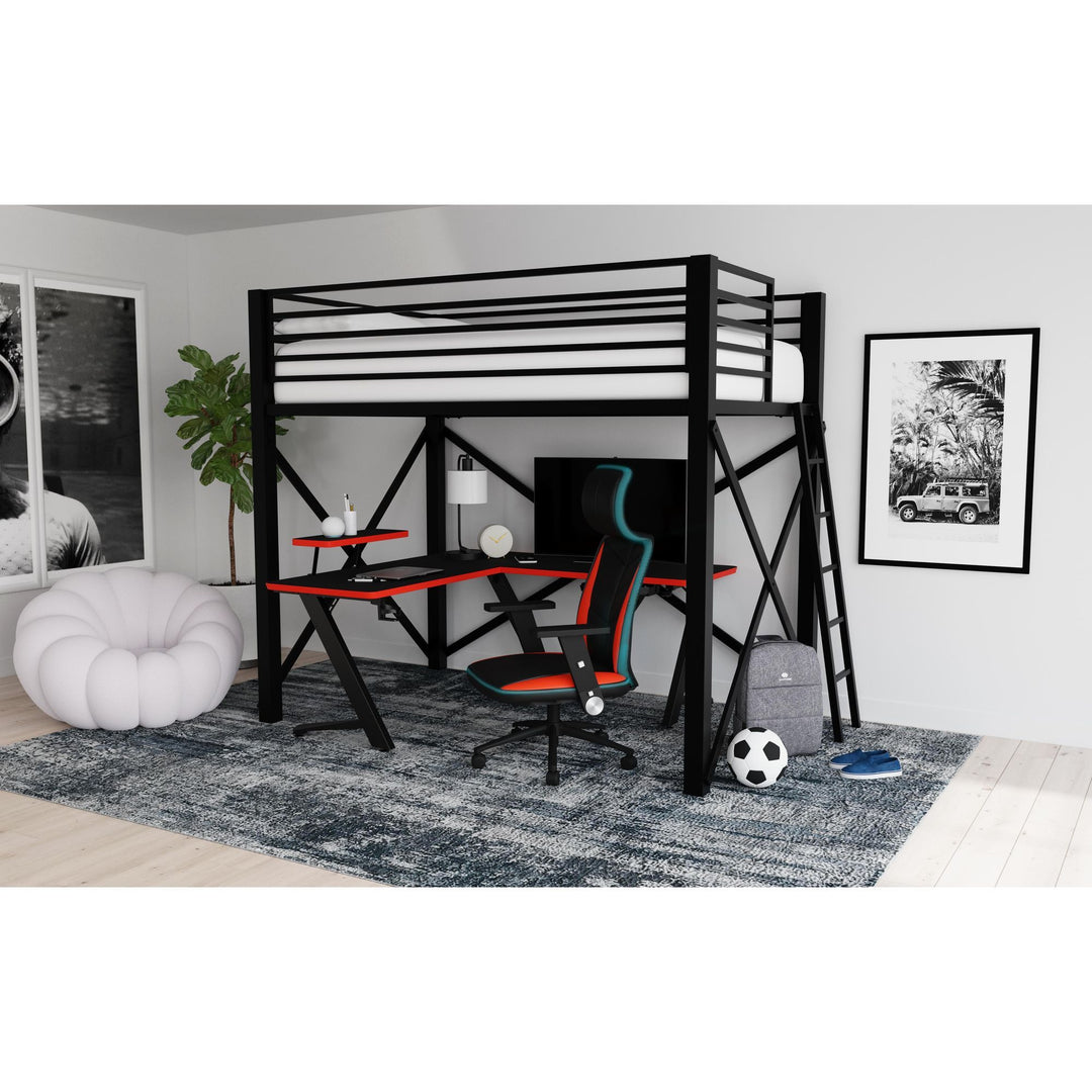 Waterside - L-Shape Desk - Black