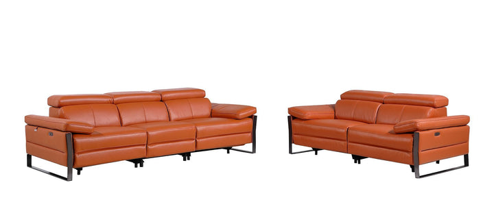 1246 - Modular Power Dual Reclining Sofa And Loveseat Set With Power Headrests