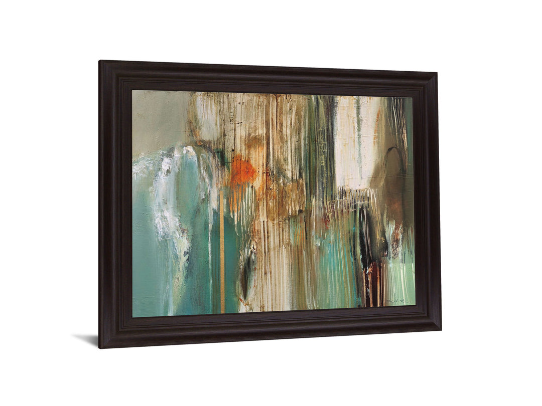 Whispering Teal - 28" x 34" Framed Wall Art