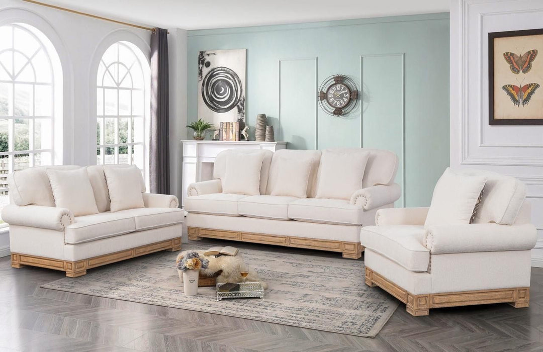 Emerson - Sofa And Loveseat - White