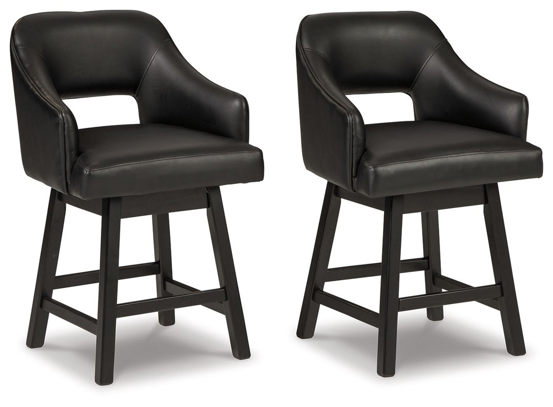 Tallenger - Upholstered Swivel Barstool (Set of 2)