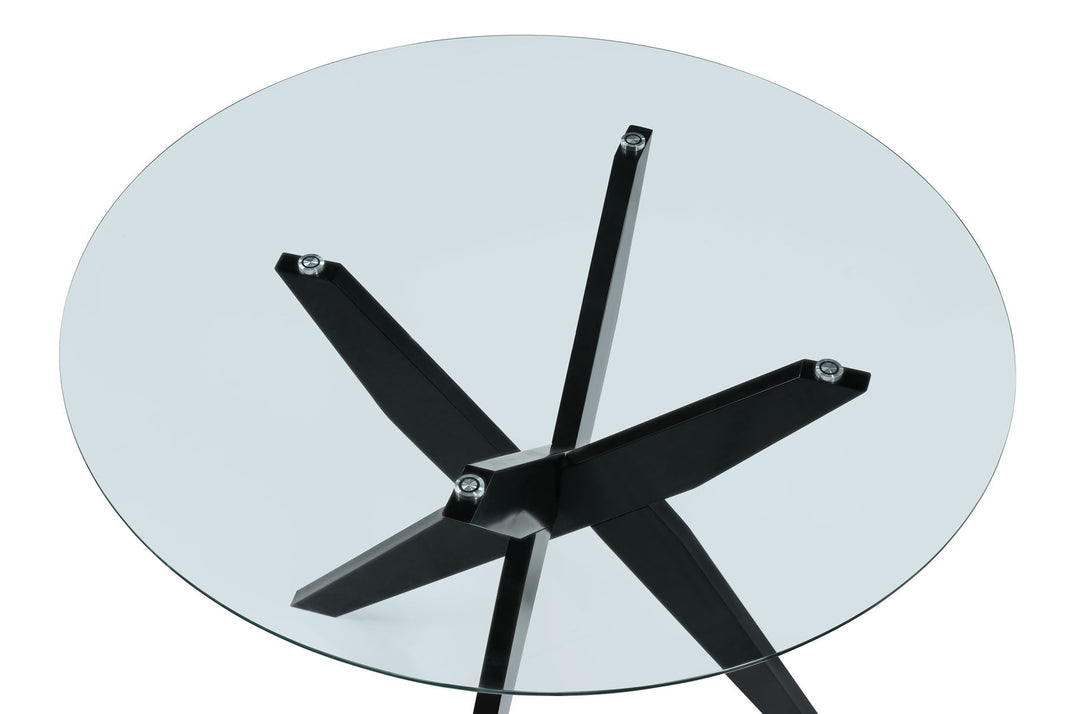 Amalie - Round Dining Table - Black