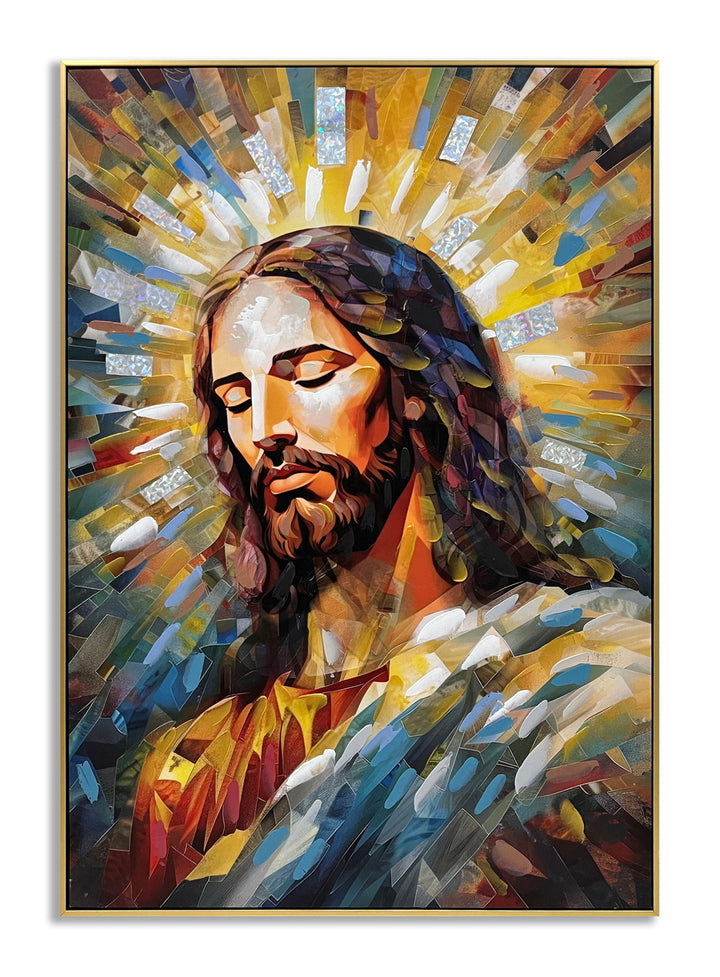 Radiant Serenity Portrait - 40" x 28" Framed Wall Art