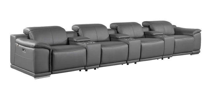 9762 - 7-Piece Modular Power Reclining Sofa With 4 Power Recliners