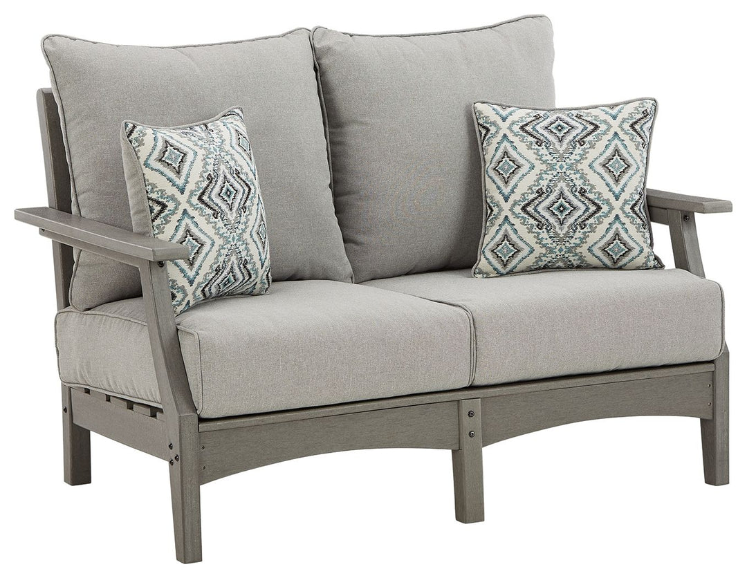 Visola - Gray - Loveseat W/Cushion