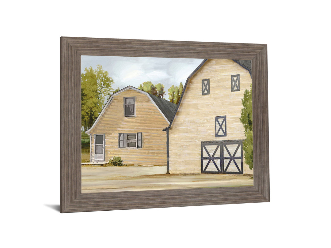 Summer Barns - 28" x 34" Framed Wall Art