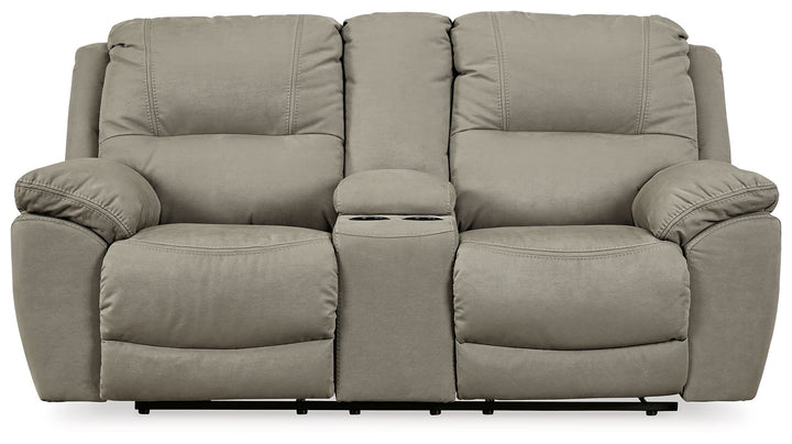 Next-Gen Gaucho - DBL Rec Loveseat w/Console - Putty