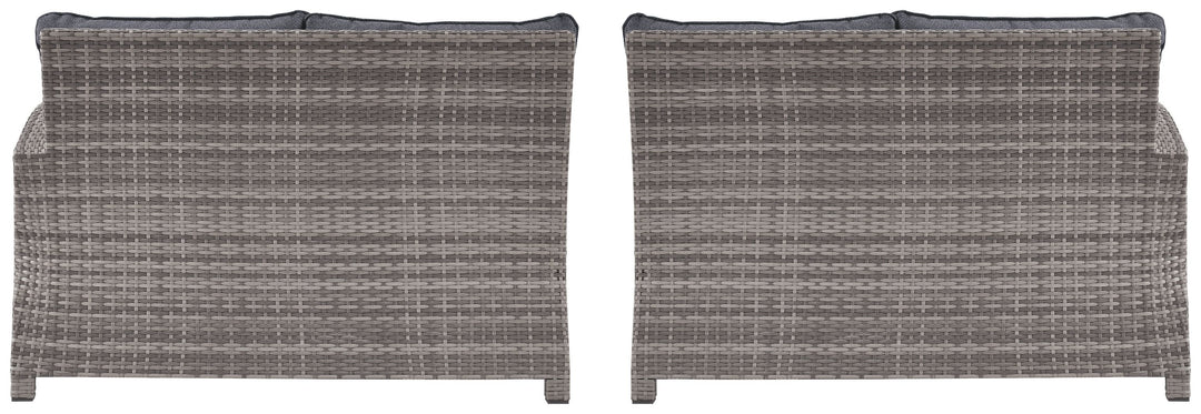 Salem - Gray - Raf / Laf Loveseat W/Cush (Set of 2)