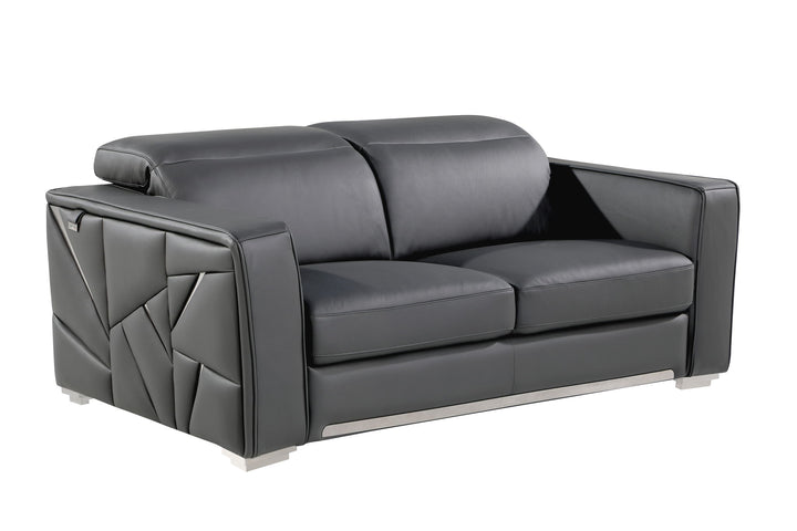 1120 - Leather Loveseat