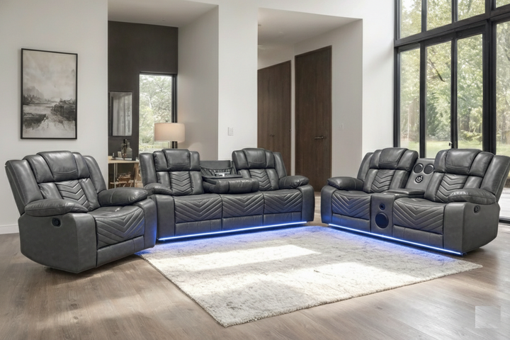 Ace Gray - 3PC Reclining Set (ETA: 9/1)