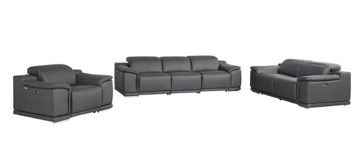9762 - 6-Piece Modular Power Reclining Sofa, Loveseat And Chair Set With 5 Power Recliners In