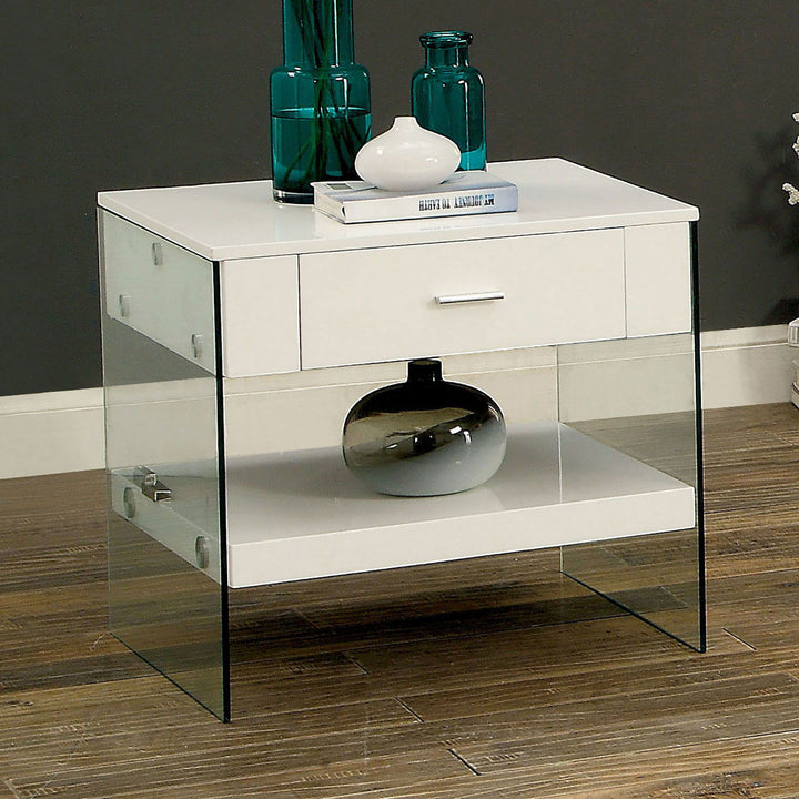 Raya - End Table - White