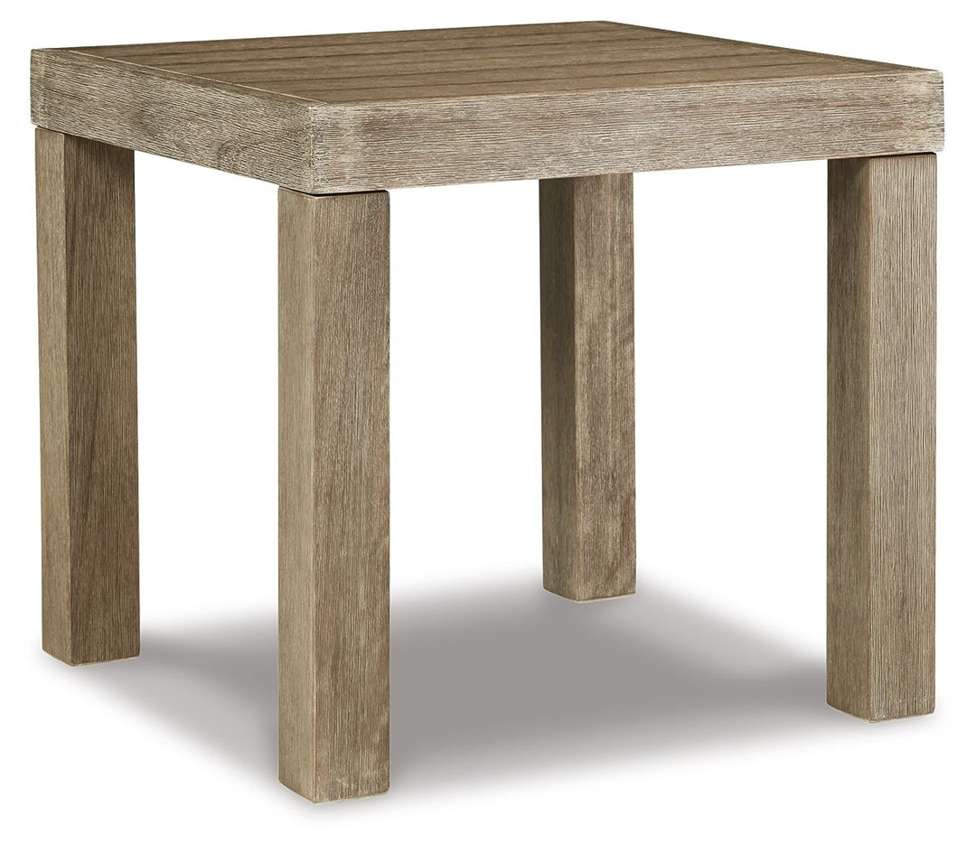 Silo Point - Square End Table - Brown
