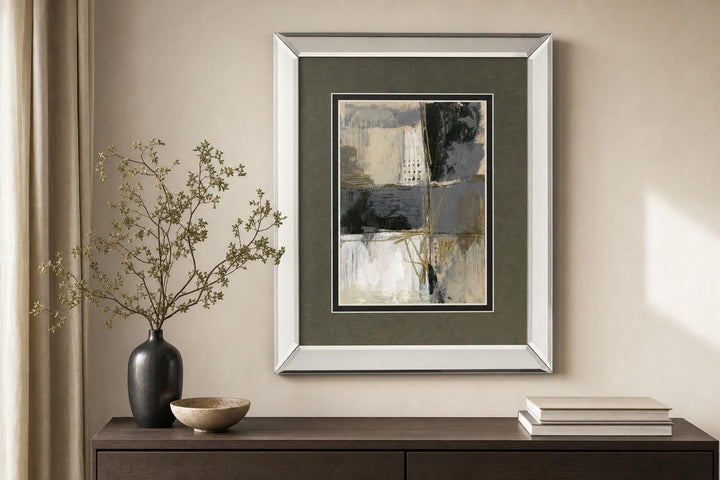 Neutral Divisions II By Jennifer Goldberger - Dark Gray
