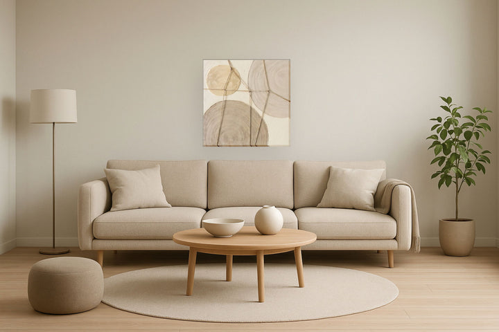 Braided Harmony - 39" x 39" Framed Wall Art