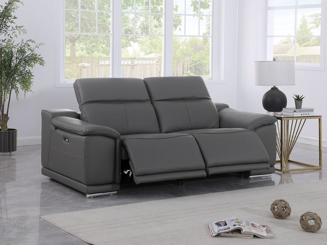 9762 - 2-Piece Modular Power Reclining Console With 2 Power Recliners In