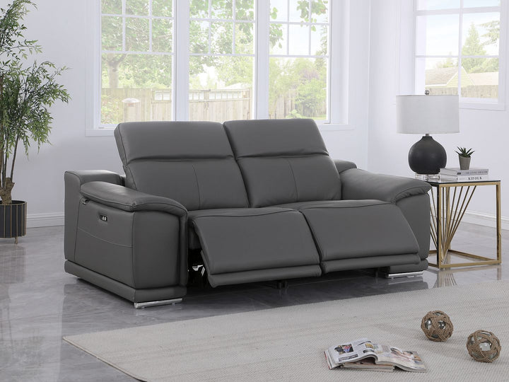 9762 - 2-Piece Modular Power Reclining Console With 2 Power Recliners In