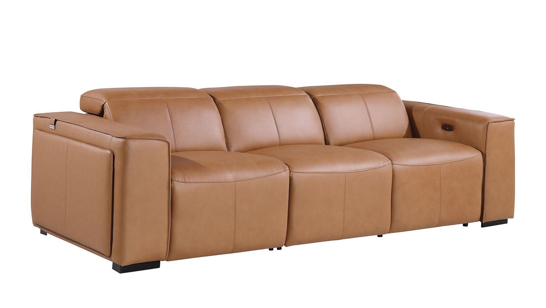 1224 - 3-Piece Modular Power Reclining Sofa In With 3 Power Recliners &amp; Power Headrests