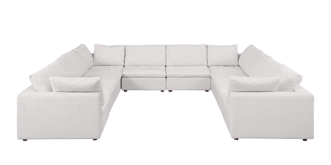 1100 - 10-Piece U-Shaped Sectional In Italian Fabric
