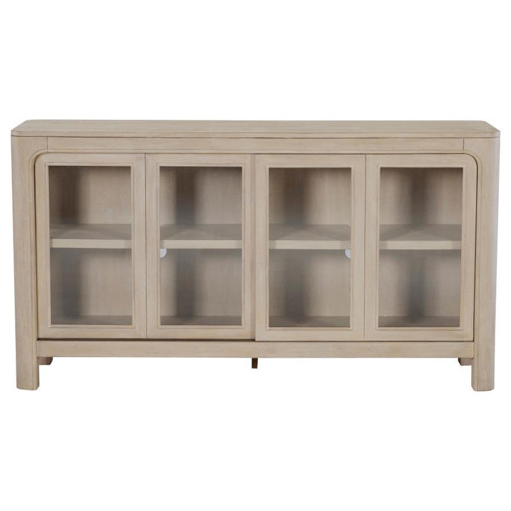 Solano - Sliding Door Dining Sideboard Server - Weathered Mango