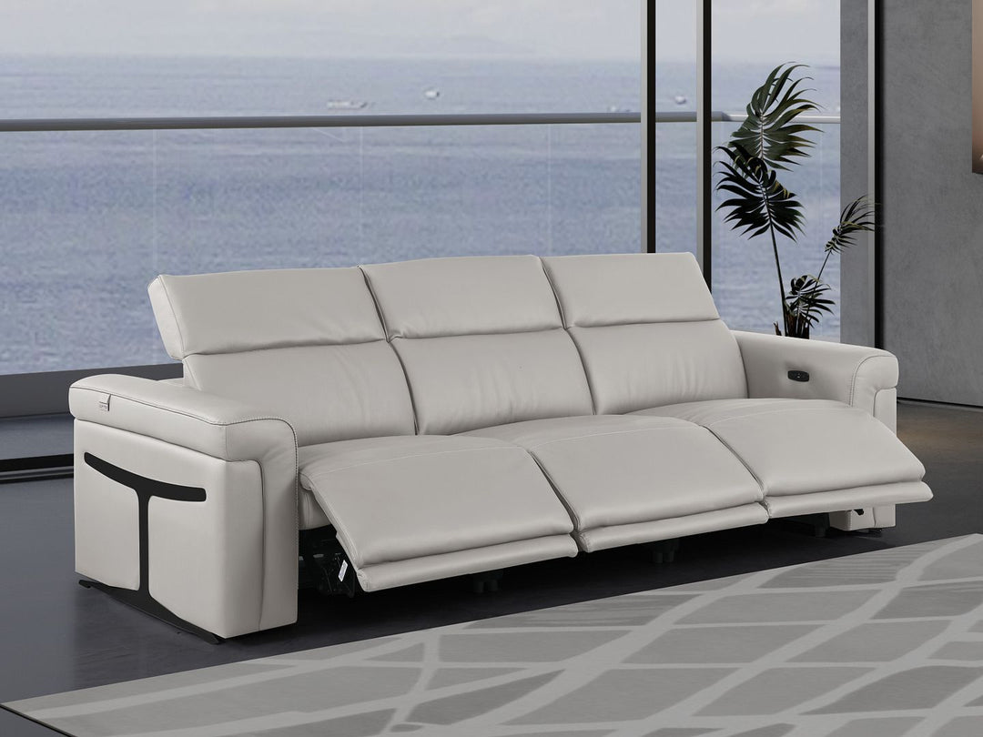 1126 - 3-Piece Modular Power Reclining Sofa In With 3 Power Recliners &amp; Power Headrests